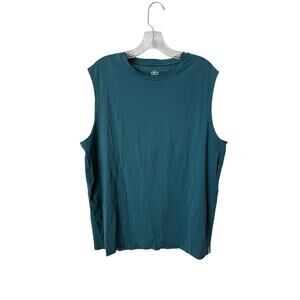 ALO Yoga Teal Men's Tank Top Size Large